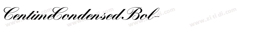 CentimeCondensed Bol字体转换
